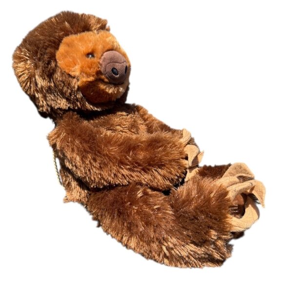 Build A Bear Brown Sloth Hugs w/ Hands & Feet Plush Stuffed Support Pet Toy - Picture 2 of 16